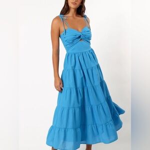 Petal & Pup Lenny Maxi Dress - Blue